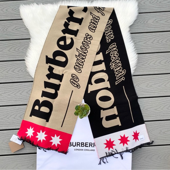 Burberry Logo Scarf - Picture 1 of 3